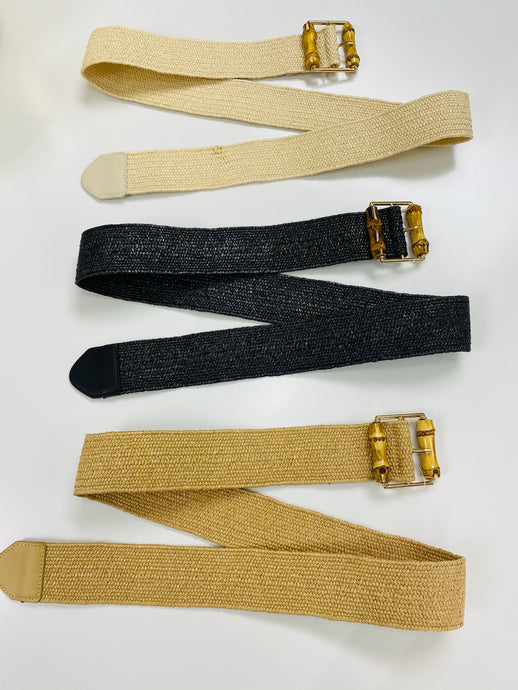 Bamboo Buckle Belts