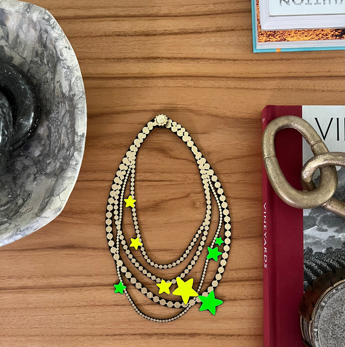 Madame Pearls-Neon Stars