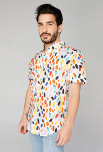 Mike And Ike Button Down Men Shirt