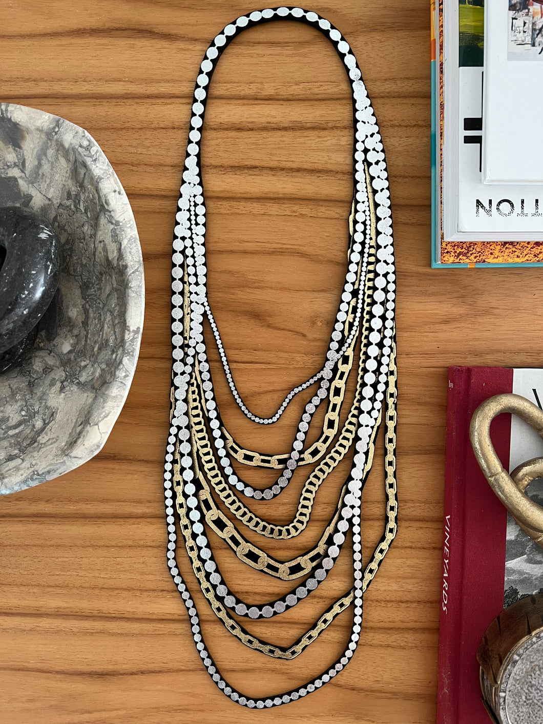 Pearls on Chain-Gold & Silver
