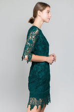 Load image into Gallery viewer, Midnight Lace Mini Dress