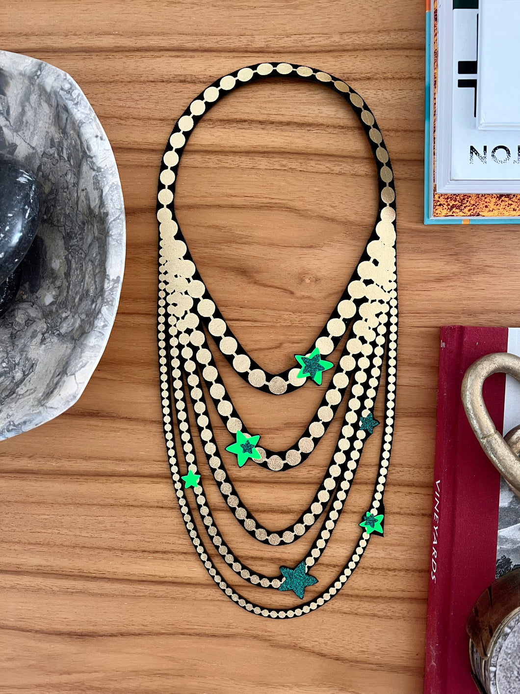 Pearls Midi with Stars
