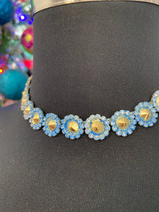 Stud Choker with Swarovski crystals