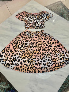 Izzy Leopard Girls Set