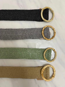 Round Bamboo Belts