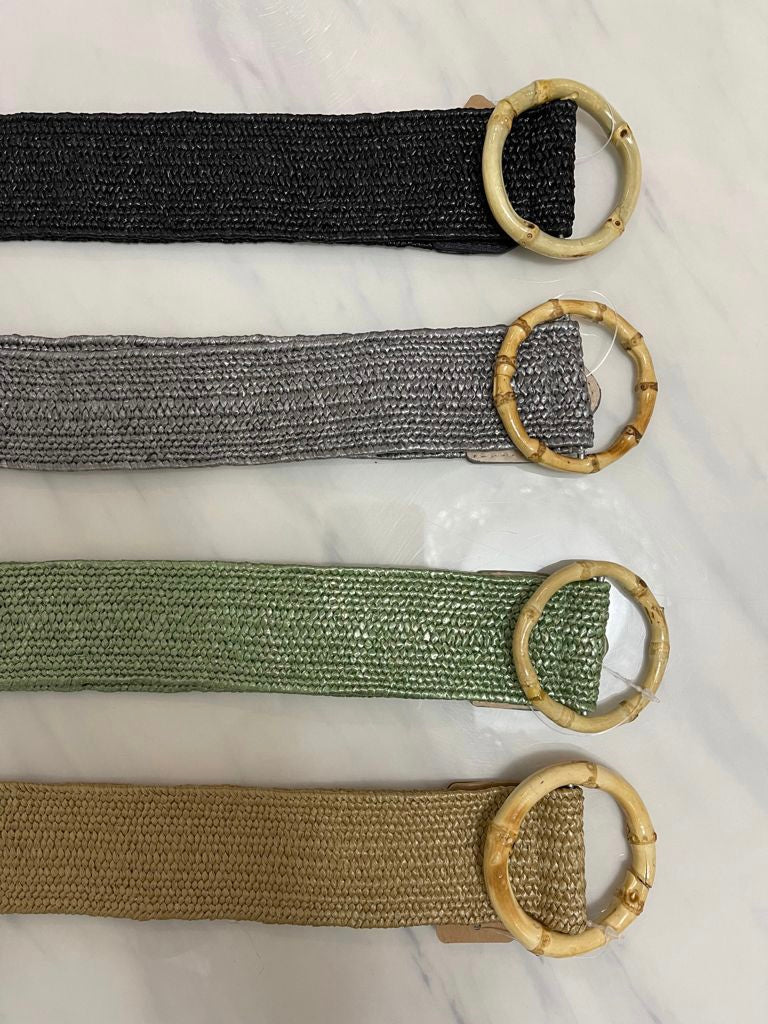 Round Bamboo Belts