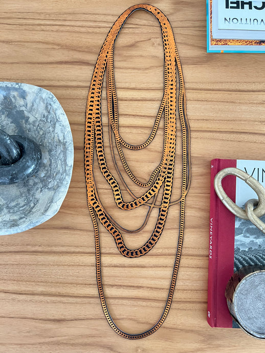 7 String Chains-Orange