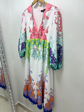 Load image into Gallery viewer, Royal Paisley Maxi Dress