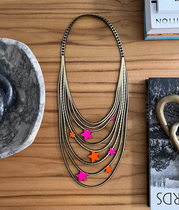 Pearls Thin-Neon Stars